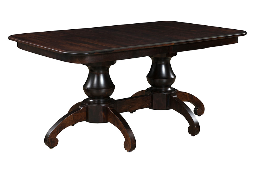 woodstock double pedestal dining table